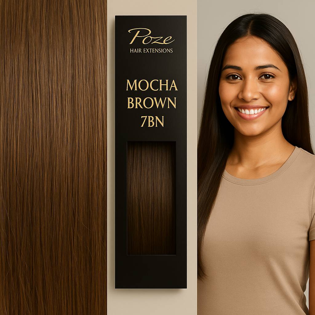 Micro Ring Extensions Standard - 7BN Mokkapähkinä Ruskea