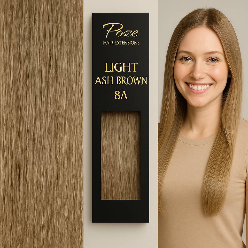 Micro Ring Extensions Standard - 8A Vaalea Tuhka Vaalea