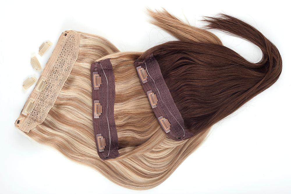 Poze Standard Wire & Clip Extensions - 12NA/10B Sunkissed Beige