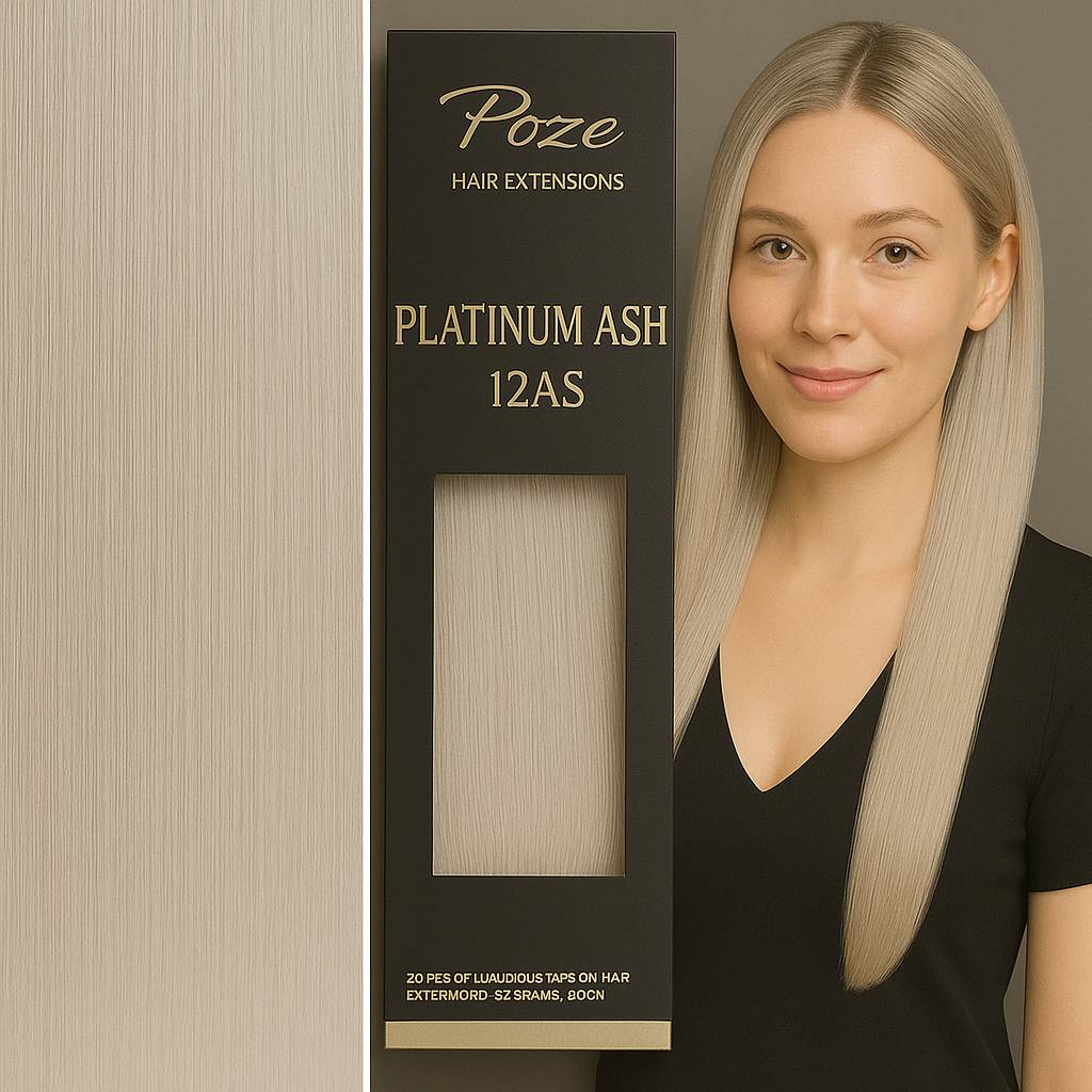 Poze Standardi Lankaja Klipsi pidennykset - 12AS Platina tuhka