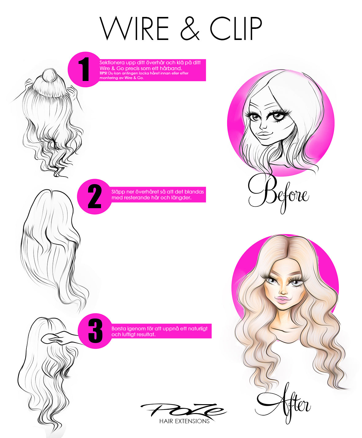 Poze Standard Wire & Clip Extensions - 12NA/10B Sunkissed Beige