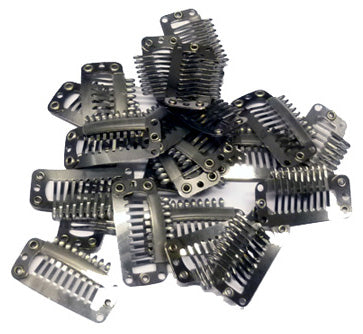 Yksittäiset Klipsit Hopea - 12kpl