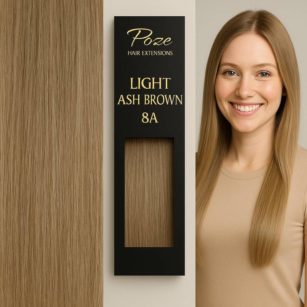 Clip & Go Premium - 8A Vaalea Tuhka Ruskea