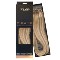 Poze Standard Wire & Clip Extensions - 130g Ash Mix 8A/10NV - 50cm