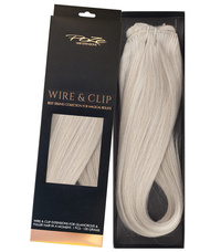 Poze Standard Wire & Clip Extensions - 130g Dirty Titanium Mix 10B/12AS - 50cm