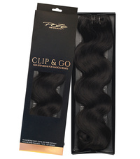 Poze Standard Laineikas Clip & Go Pidennykset - 125g Midnight Brown 1B - 55cm