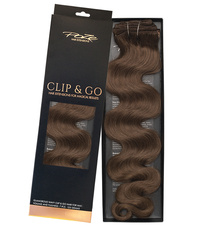 Poze Standard Laineikas Clip & Go Pidennykset - 125g Lovely Brown 6B - 55cm