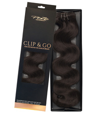 Poze Standard Laineikas Clip & Go Pidennykset - 125g Dark Espresso Brown 2B - 55cm