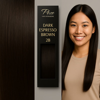 Poze Premium Hiusnauhat Hiustenpidennys - 110g 2B Dark Espresso Brown - 60cm
