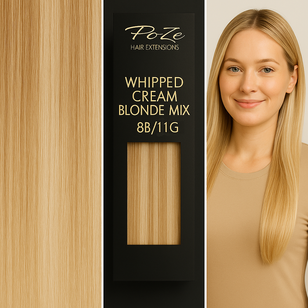 Poze Standard Clip & Go Pidennykset - 110g Whipped Cream Blonde 8B/11G - 50cm