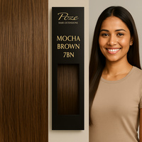 Poze Premium Hiusnauhat Hiustenpidennys - 110g 7BN Mocha Brown - 60 cm