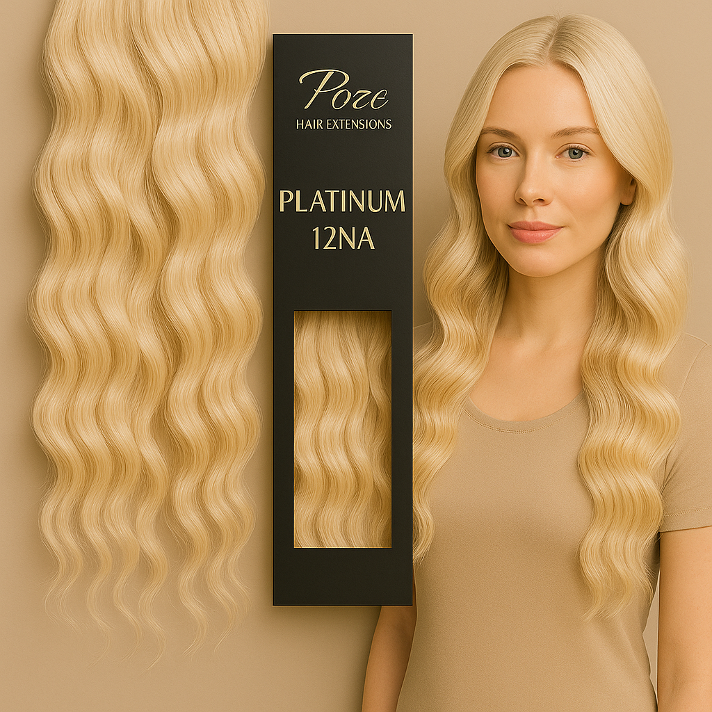 Poze Standard Laineikas Clip & Go Pidennykset - 125g Platinum 12NA - 55cm