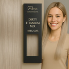 Poze Standard Wire & Clip Extensions - 130g Dirty Titanium Mix 10B/12AS - 50cm