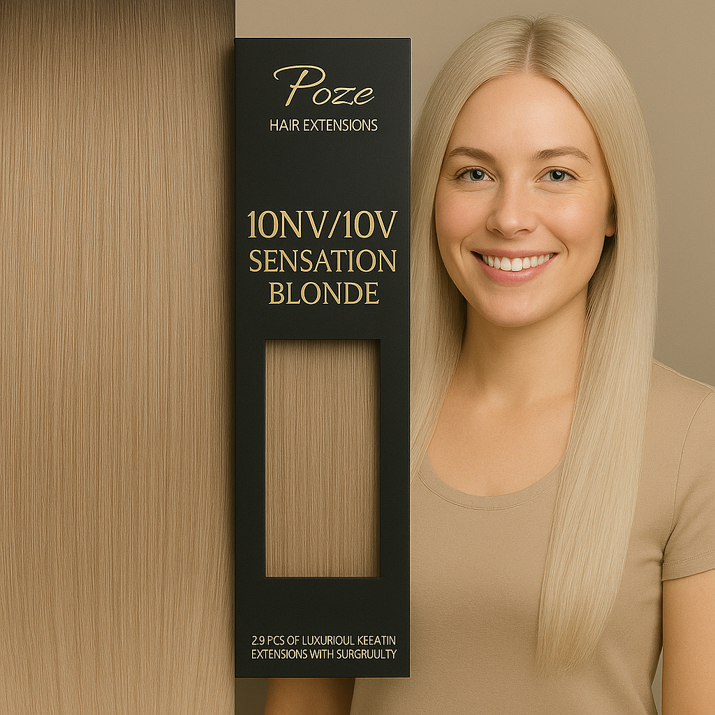 Poze Premium Clip & Go Pidennykset - 125g Sensation Blonde 10NV/10V - 50cm