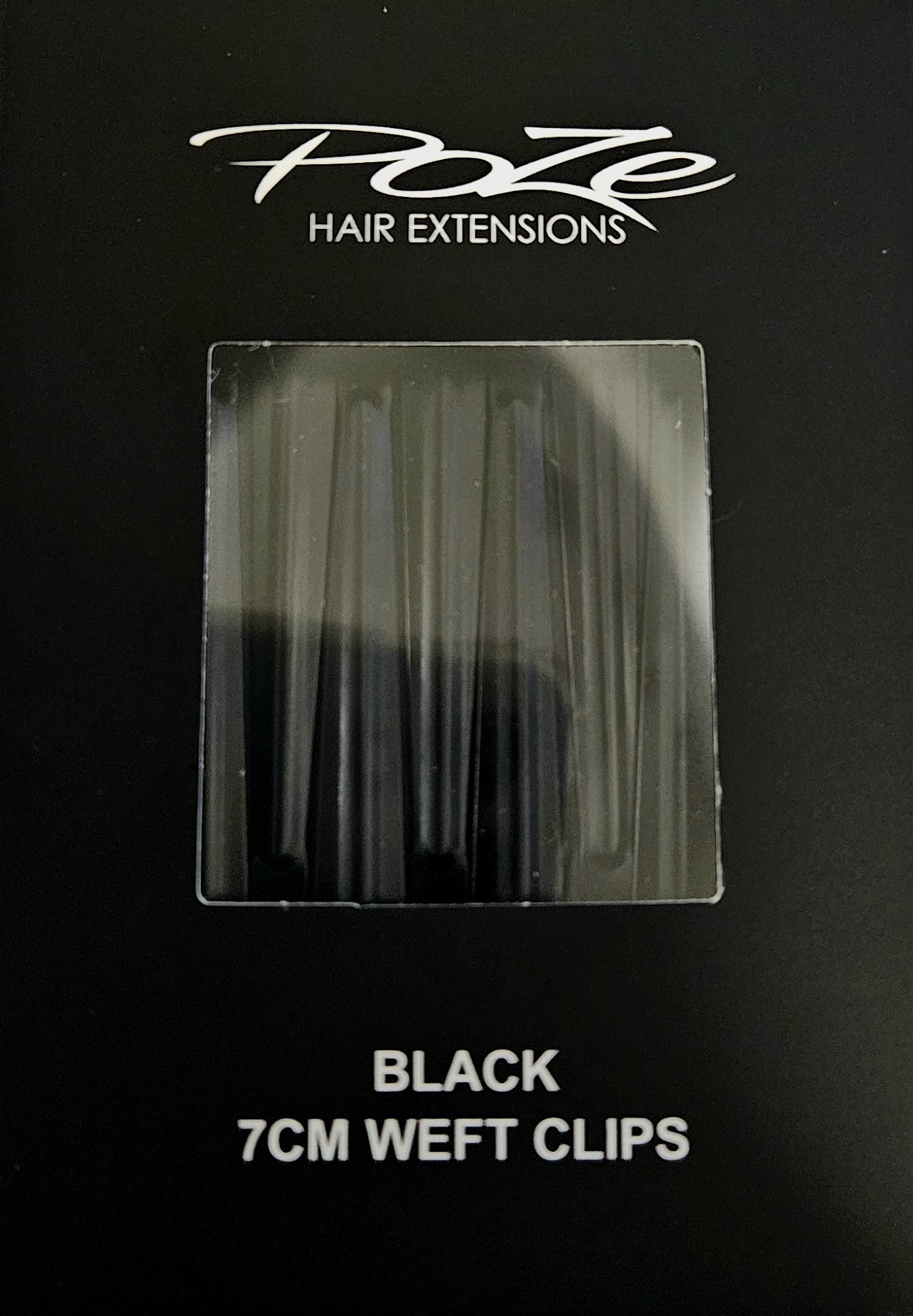 Poze Hiusklipsit - Musta - 10 pcs